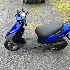 806.　動画あり　レッツ2 前後タイヤ新品　原付　バイク　50cc   2スト　車体の画像