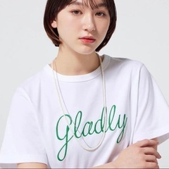 GU パールライクロングネックレス