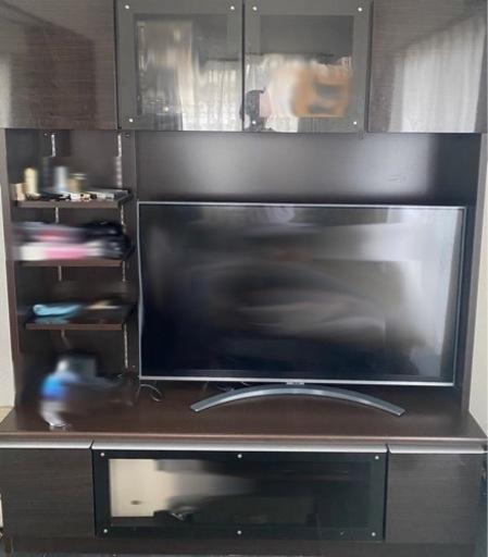 【最終値下】収納付きテレビ台