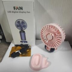 【お問い合わせ中】早い者勝ち！新品未使用　携帯ファンと冷感リングのセットの画像