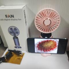 【お問い合わせ中】早い者勝ち！新品未使用　携帯ファンと冷感リングのセットの画像