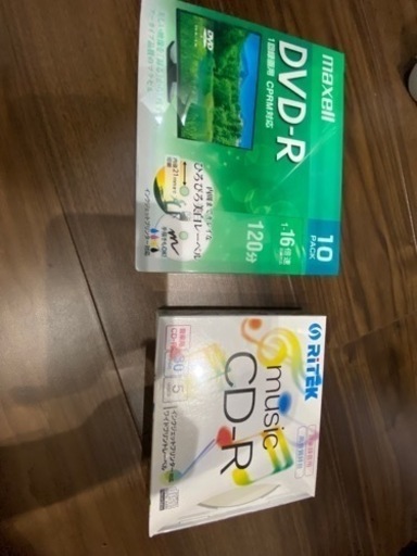 DVD-R、CD-Rセット