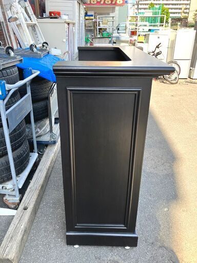☆お取り引き中☆【札幌市内配送可】レジ カウンター サロン 美容室 チャコールブラック【Framu design】受付 待合 ヴィンテ