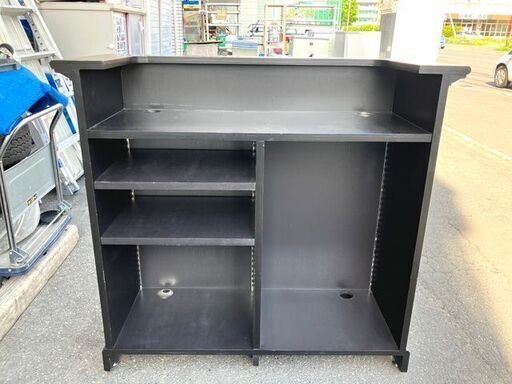 ☆お取り引き中☆【札幌市内配送可】レジ カウンター サロン 美容室 チャコールブラック【Framu design】受付 待合 ヴィンテ