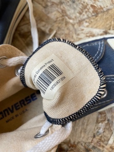 C(6307) CONVERSE ハイカットスニーカー 21.5cm キャンバス USA製