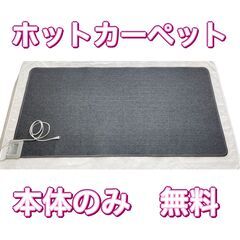 【無人取引】ホットカーペット本体のみ　通電確認済み　USED