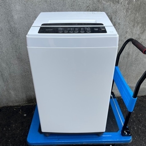 アイリスオーヤマ 6.0kg全自動洗濯機 IAW-T602E  【2021年製】ステンレス槽 時短 部屋干しモード 槽洗浄 槽乾燥
