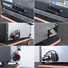 【ヤ取終了1/20】≪zyt1469ジ≫ 美品 オザキ 業務用ガステーブル OZ60KLR-P LPガス用 2口コンロ/卓上コンロ 部品欠損/動作未確認/現状品 60421-05の画像
