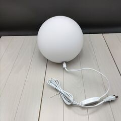 (F-2505DL3)◆ニトリ◆ボールランプ◆Φ20cm◆ホワイト◆ガラス製◆の画像