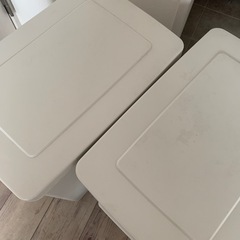 【無料】ペダル式ゴミ箱 2個セットの画像