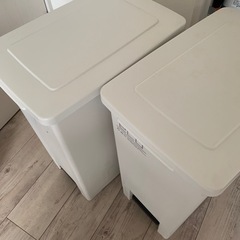 【無料】ペダル式ゴミ箱 2個セットの画像