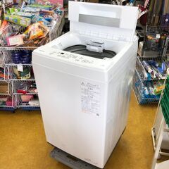 ２０２１年製　TOSHIBA 全自動洗濯機 4.5kg ピュアホワイト AW-45M9