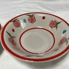 🌹バラ ローズ 深皿2枚セット 🌹の画像