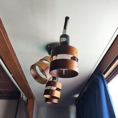 ニトリ　シーリングライト木目リング　家具 照明器具の画像