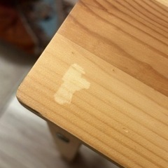 MUJI パイン材テーブル・折りたたみ式 の画像