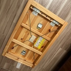 MUJI パイン材テーブル・折りたたみ式 の画像