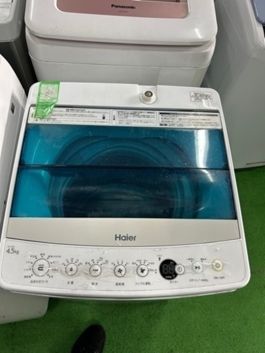 早い者勝ち大セール‼️‼️＋ご来店時、ガン×2お値引き‼️Haier(ハイアール) 2017年製 4.5kg 洗濯機