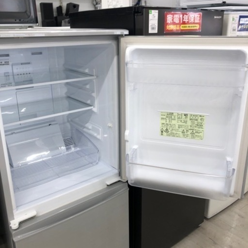 安心の6ヶ月保証付！！ SHARP 2ドア冷蔵庫 2015年製 137L【トレファク