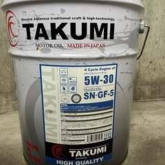 TAKUMI モーターオイル　ペール缶の画像