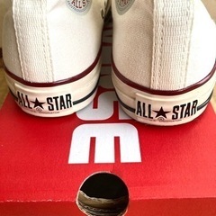 コンバース　白　24.5cmの画像