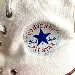 コンバース　白　24.5cmの画像