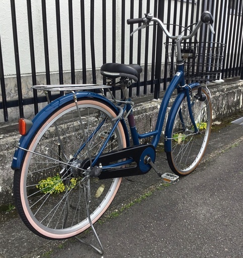 整備済・美品車＞シティサイクル・26インチ自転車・変速なし LEDオート