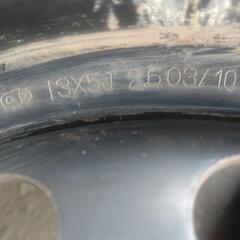 155/80R13　タイヤ　ホイール　4本セット　13×5J　PCD100　引取り限定の画像