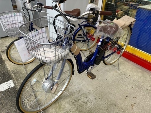 ?新品・未使用品?ブルー26インチ電動自転車?　709