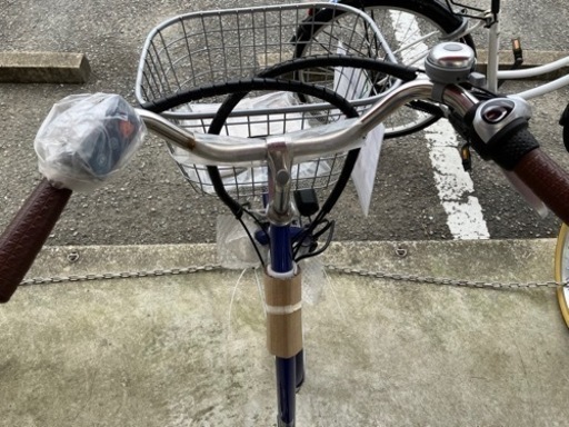 ?新品・未使用品?ブルー26インチ電動自転車?　709