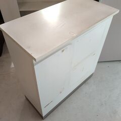 木製カウンター　幅90cm　奥行45cm　高さ100cmの画像