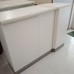 木製カウンター　幅90cm　奥行45cm　高さ100cmの画像