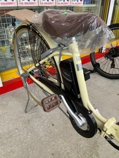 ?新品・未使用品?アイボリー26インチ電動自転車?　787