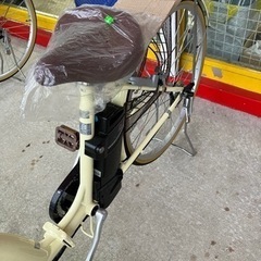 💝新品・未使用品💝アイボリー26インチ電動自転車💝　787の画像
