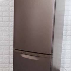 (送料無料) 2019年 美品 168L 冷蔵庫 Panasonic オシャレなダークチョコレート色 霜取り不要 ⑩の画像