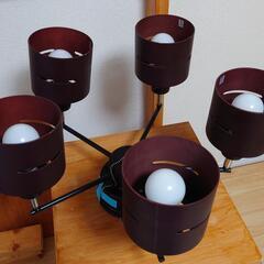 商談中【シーリングライト】電球付き╱ダークブラウンの画像