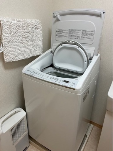 日立 タテ型洗濯乾燥機 洗濯8kg 乾燥4.5kg ホワイト ビートウォッシュ BW-DV80H W AIお洗濯