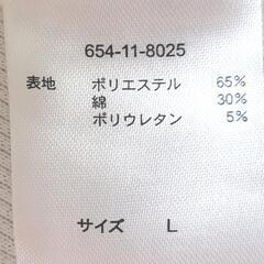 【中古品】七分袖カットソー　white　Lsize　の画像