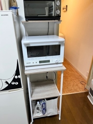 キッチンラック コンセント付き