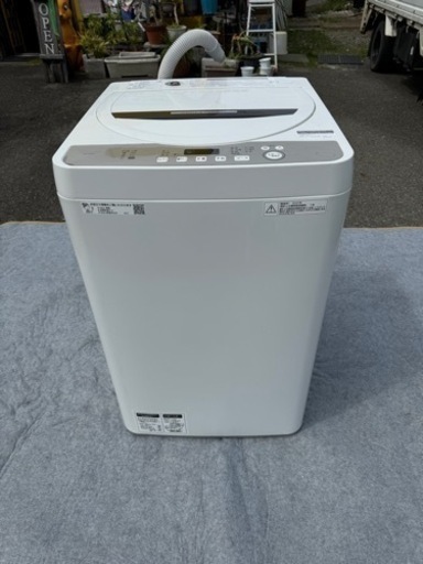 SHARP 全自動洗濯機 6.0kg ブラウン系 ES-GE6D-T 2020年式