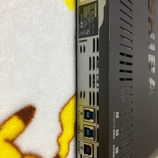 TOSHIBAタイムシフトマシンハードディスク