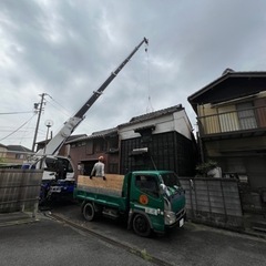 クレーン作業　特殊外工　解体工事　承ります。