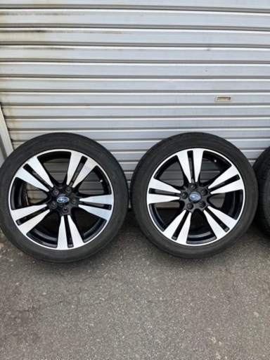 スバル純正17inホイール　DUNLOP DIREZZA 