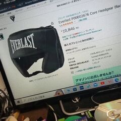 エバーラスト　everlast　ヘッドギア　中古品の画像