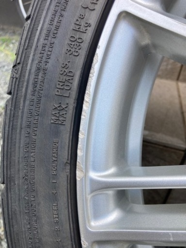 ホイールセット　18インチ　18×7J