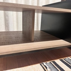 5/26 価格0円に変更 　【家具 オフィス用家具 机】ローテーブル アイアン調 の画像