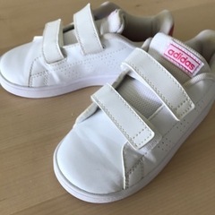 【美品】adidas/アディダス　スニカー 15.5cm ピンク