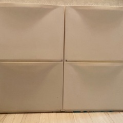 KEA シューズボックス 収納 ホワイト 4個