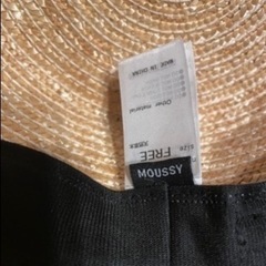 MOUSSY麦わら帽子の画像