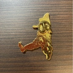 ピノキオ壁掛け(動きます)とピノキオピンバッジの画像