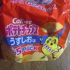 未開封品　じゃがりこサラダ味5袋&ポテチうすしお味５パックセットの画像